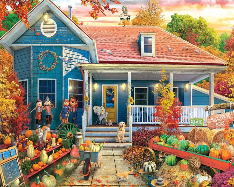 Autumn House (1870pz) - 1000 Piece Jigsaw Puzzle