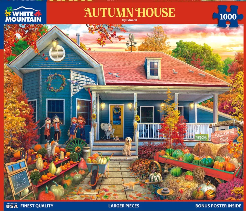 Autumn House (1870pz) - 1000 Piece Jigsaw Puzzle