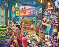 Beach Hut Store (2042pz) - 1000 Piece Jigsaw Puzzle