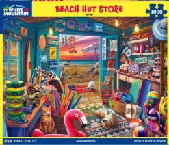 Beach Hut Store (2042pz) - 1000 Piece Jigsaw Puzzle