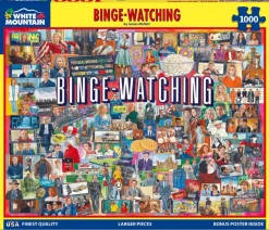 Binge-Watching (1761pz) - 1000 Piece Jigsaw Puzzle
