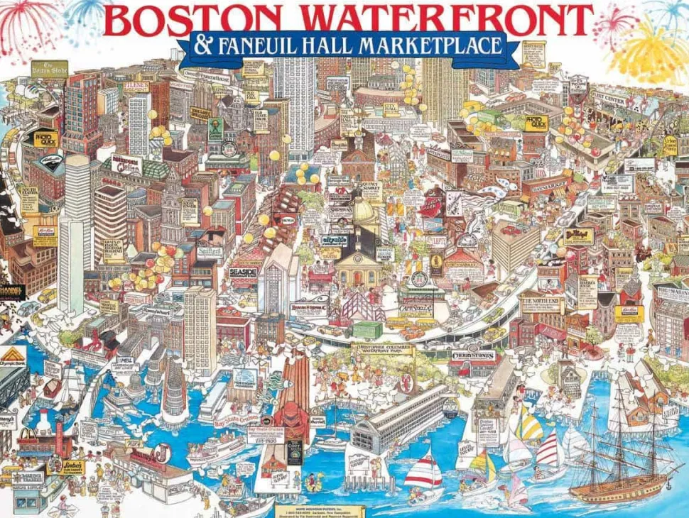 Boston, MA (07pz) - 1000 Piece Jigsaw Puzzle