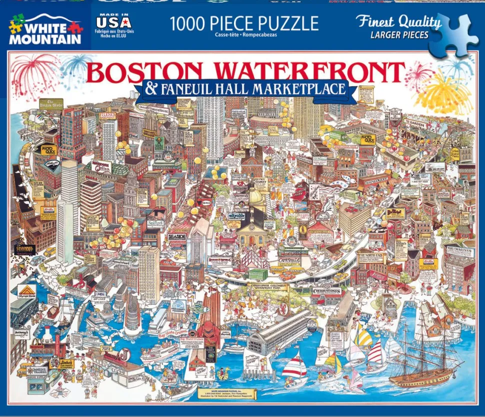 Boston, MA (07pz) - 1000 Piece Jigsaw Puzzle