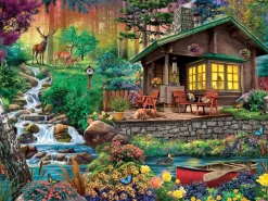 Cabin In The Woods (1809pz) - 500 Piece Jigsaw Puzzle