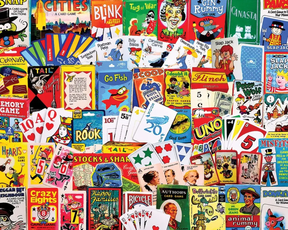 Card Games (2017pz) - 1000 Piece Jigsaw Puzzle