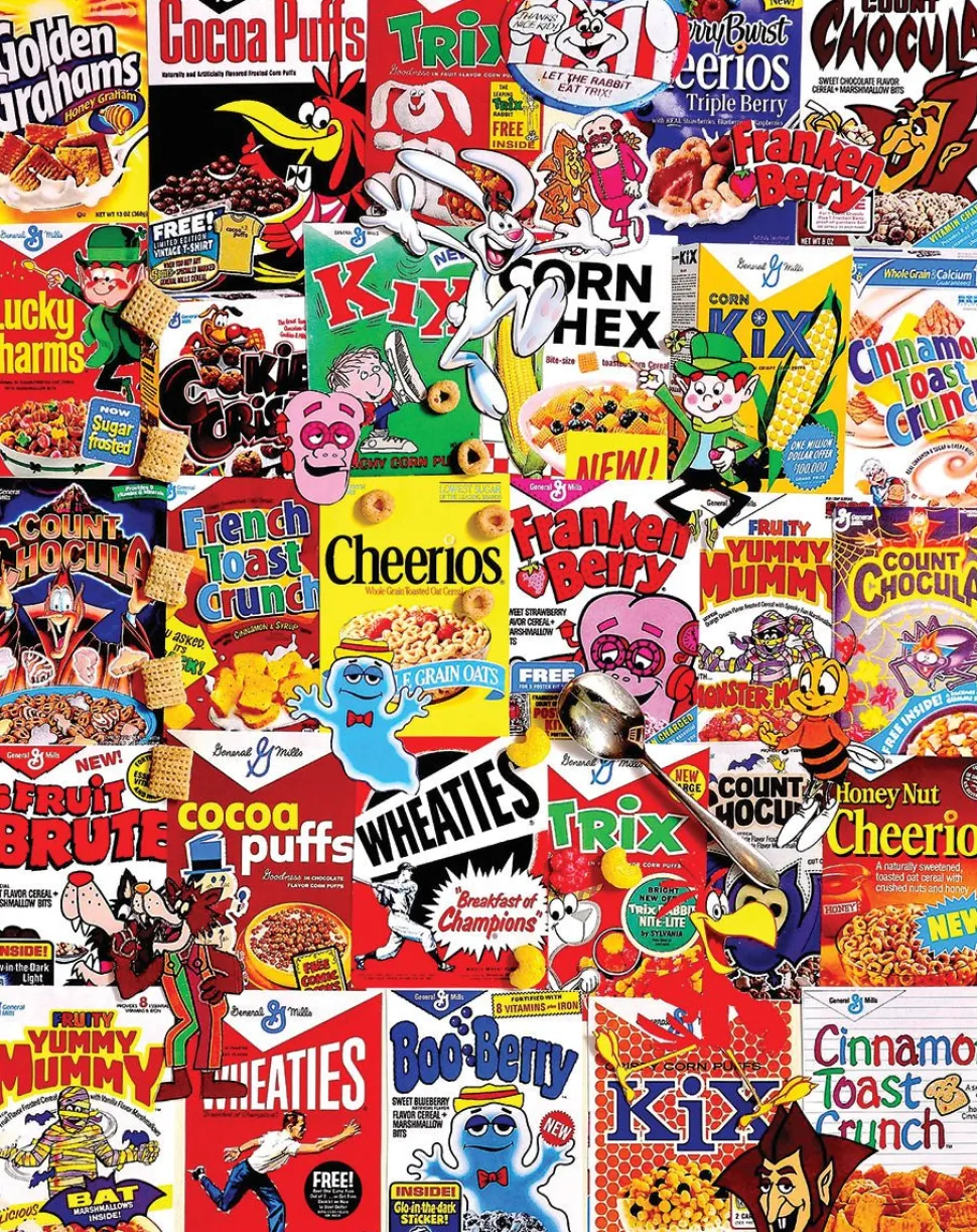 Cereal Boxes (1261pz) - 1000 Piece Jigsaw Puzzle