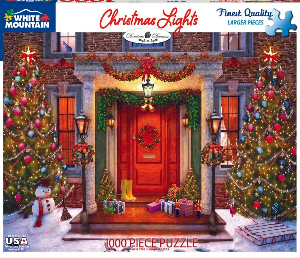 Christmas Lights (1651pz) - 1000 Piece Jigsaw Puzzle