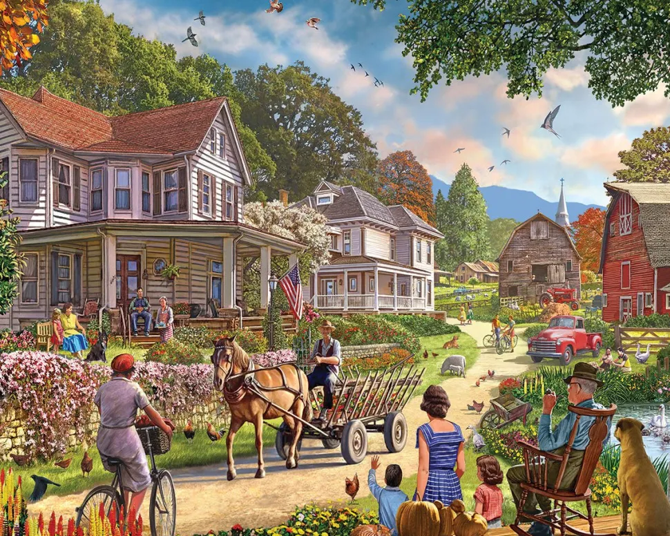 Country Weekend (1903pz) - 1000 Piece Jigsaw Puzzle