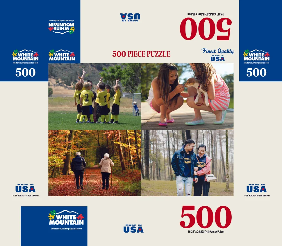 Custom Puzzle 19.25" x 26.625" - 500 Piece Puzzle