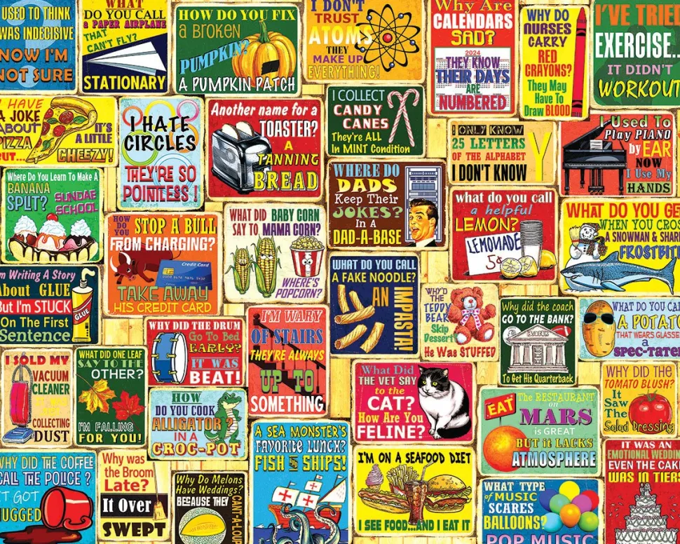 Dad Jokes (1932pz) - 1000 Piece Jigsaw Puzzle
