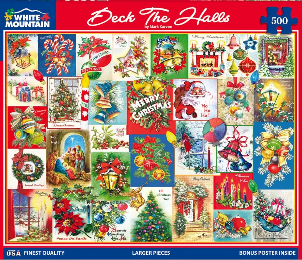 Deck The Halls (1914pz) - 500 Piece Jigsaw Puzzle