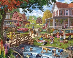Family Picnic (1992pz) - 1000 Piece Jigsaw Puzzle