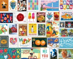 Forever Stamps (1629pz) - 1000 Piece Jigsaw Puzzle