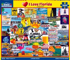 I Love Florida (1455pz) - 1000 Piece Jigsaw Puzzle