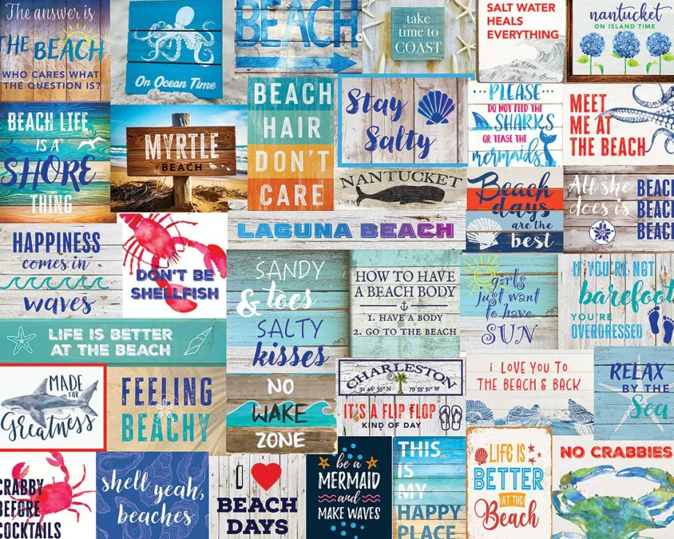 I Love The Beach (2073pz) - 1000 Piece Jigsaw Puzzle