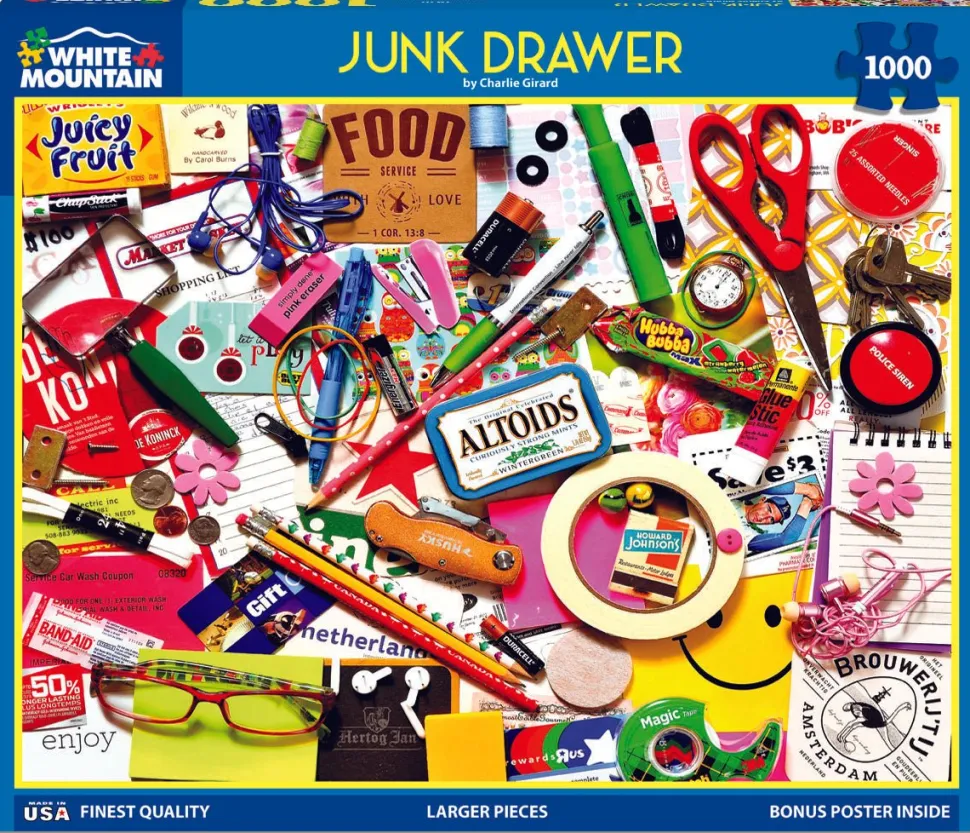 Junk Drawer (1970pz) - 1000 Piece Jigsaw Puzzle