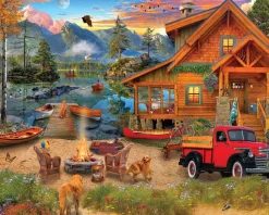 Lake Retreat (1948pz) - 1000 Piece Jigsaw Puzzle