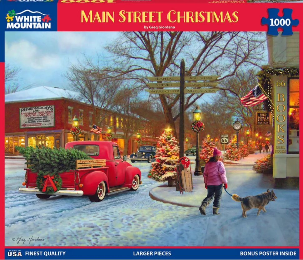 Main Street Christmas (1817pz) - 1000 Piece Jigsaw Puzzle