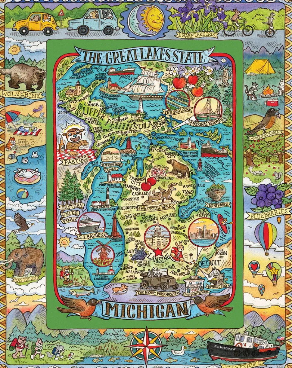 Michigan (1511pz) - 1000 Piece Jigsaw Puzzle