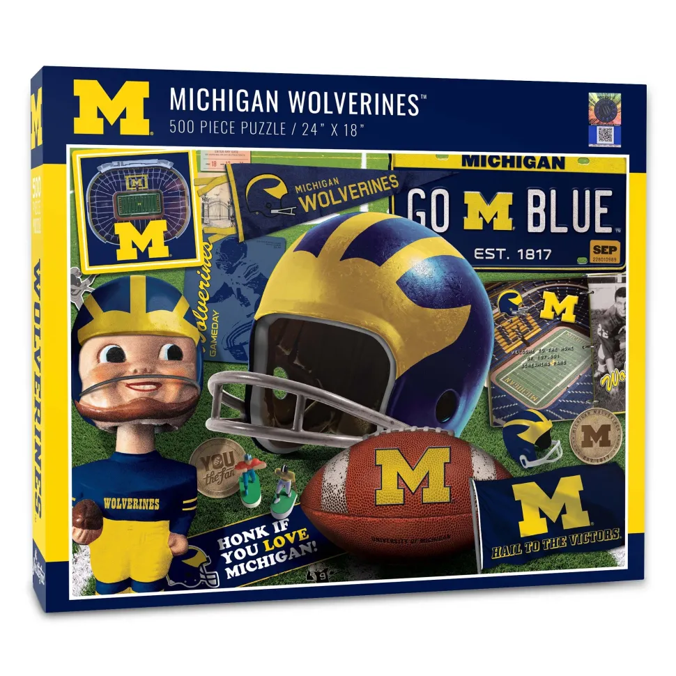 Michigan Wolverines Retro (950165) - 500 Pieces