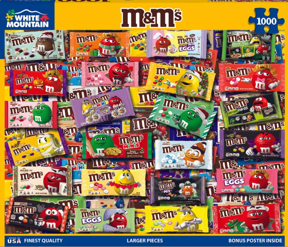 M&M's (1789pz) - 1000 Piece Jigsaw Puzzle