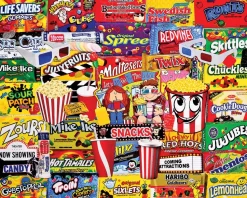 Movie Snacks (1884pz) - 1000 Piece Jigsaw Puzzle