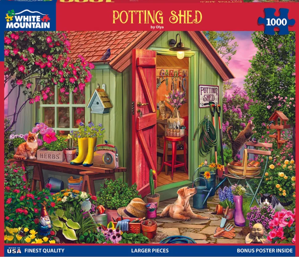 Potting Shed (2064pz) - 1000 Piece Jigsaw Puzzle