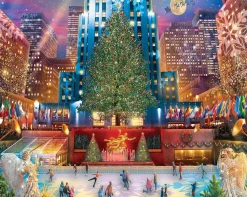 Rockefeller Christmas (1711pz) - 1000 Piece Jigsaw Puzzle