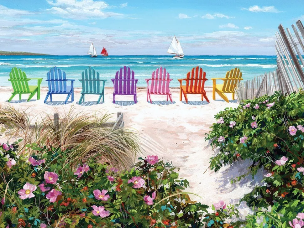 Set of 3: Artist Joelle McIntyre - Beach Days Bundle 500 piece