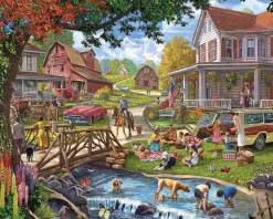 Set of 3: Artist Steve Crisp - Country Retreats Bundle 1000 piece