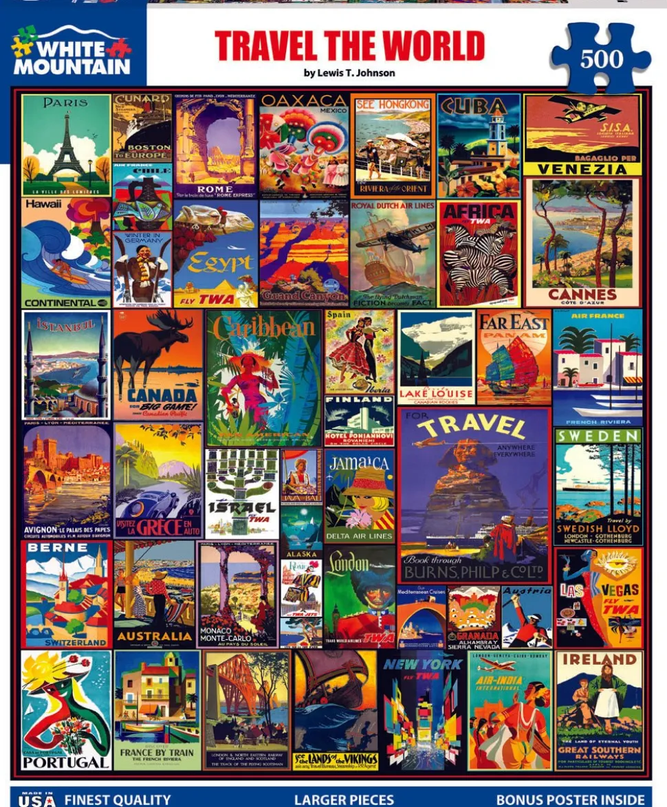 Set of 2: Best Selling 500 Piece Puzzle Bundle