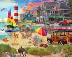 Set of 3: NEW Seaside Retreats Bundle 1000 piece