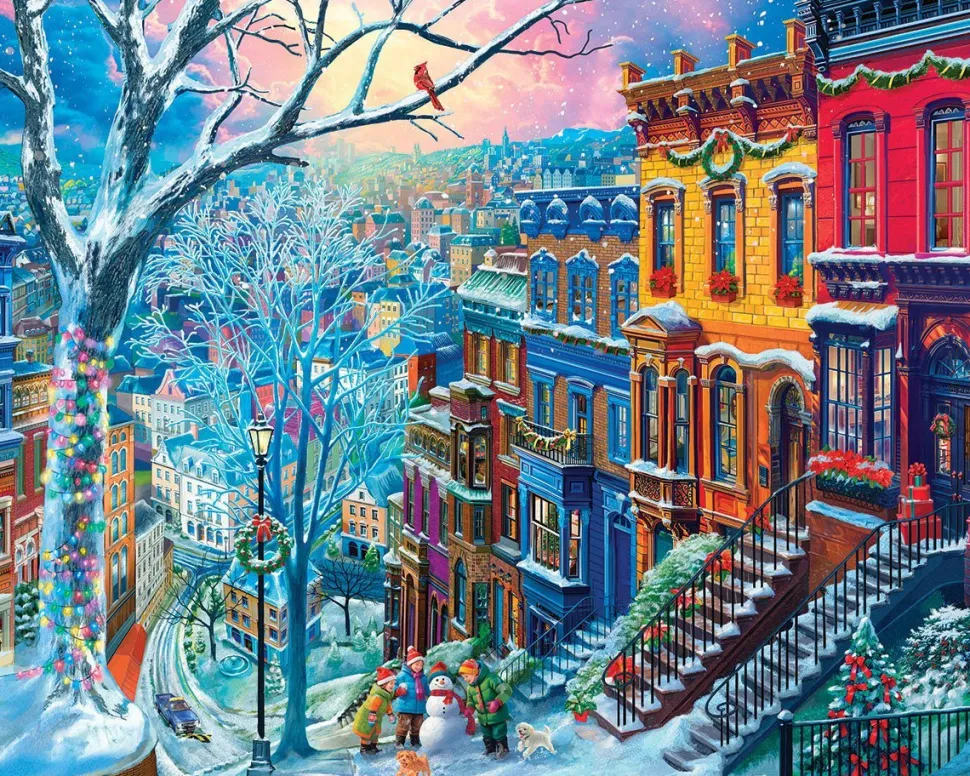 Set of 4: NEW Seasons in the City Bundle 1000 piece