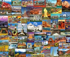 Set of 2: Travel Puzzle Bundle 1000 Piece