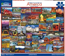 Set of 2: Travel Puzzle Bundle 1000 Piece