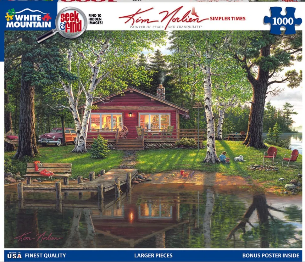 Simpler Times Seek & Find (1965pz) - 1000 Piece Jigsaw Puzzle
