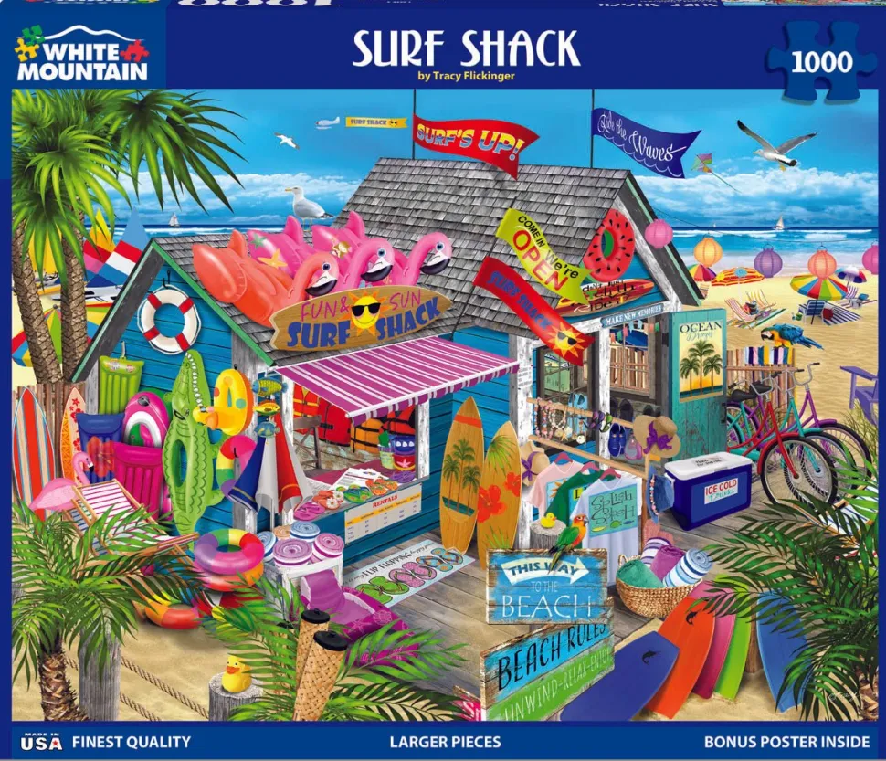 Surf Shack (1842pz) - 1000 Piece Jigsaw Puzzle