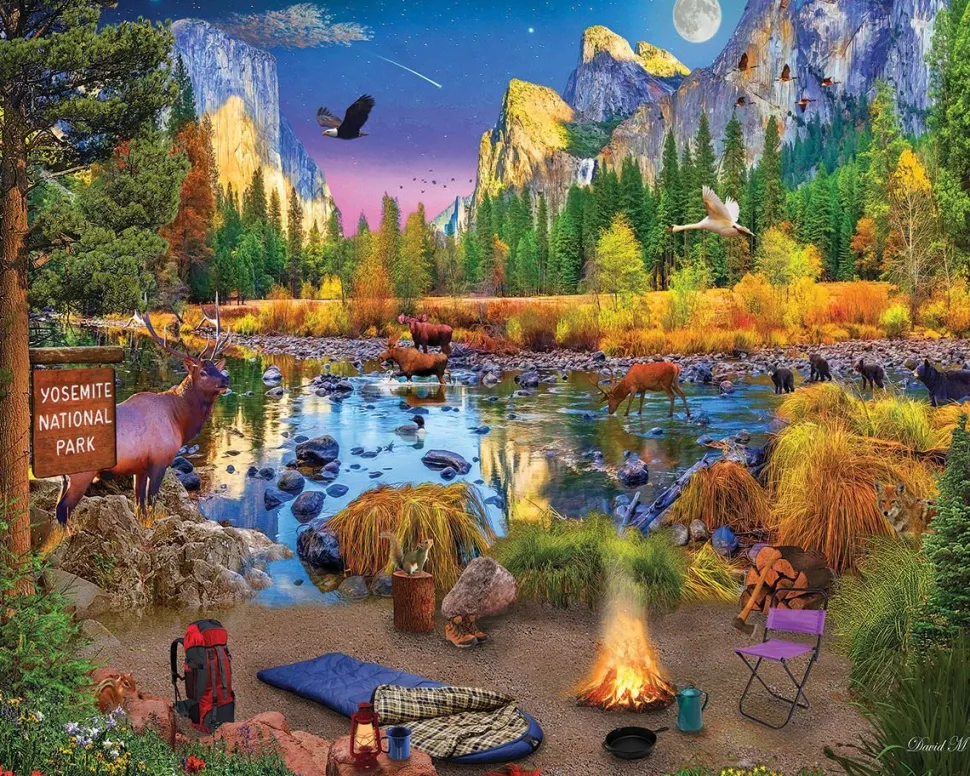 Yosemite (1785pz) - 1000 Piece Jigsaw Puzzle